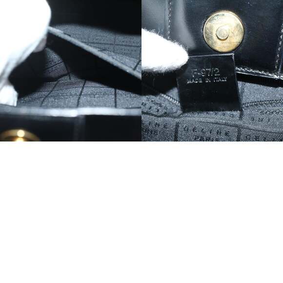 CELINE Hand Bag Leather Black - Picture 12 of 12